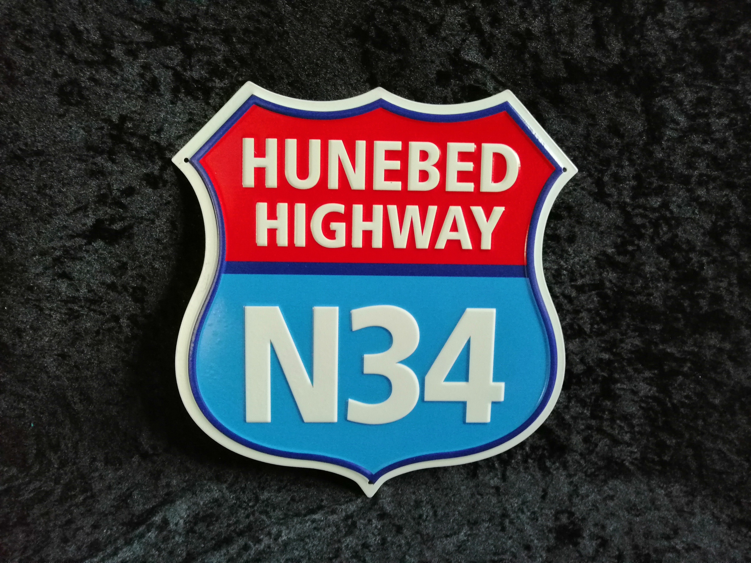 Hunebed Highway N34 bord