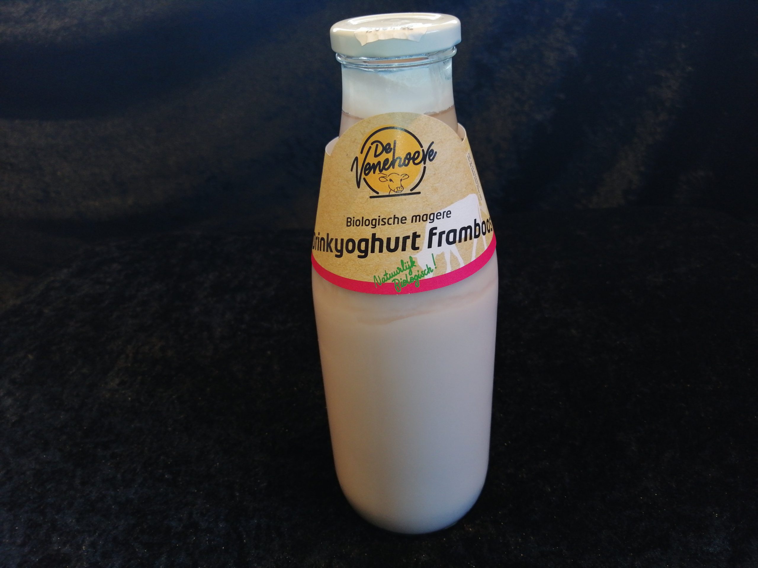 Biologische magere drinkyoghurt framboos